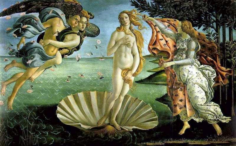 Venus de Botticelli - Galerie des Offices